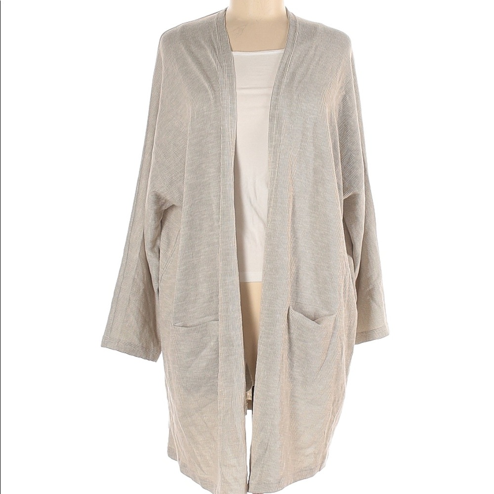 Donni ribbed open cardigan one size